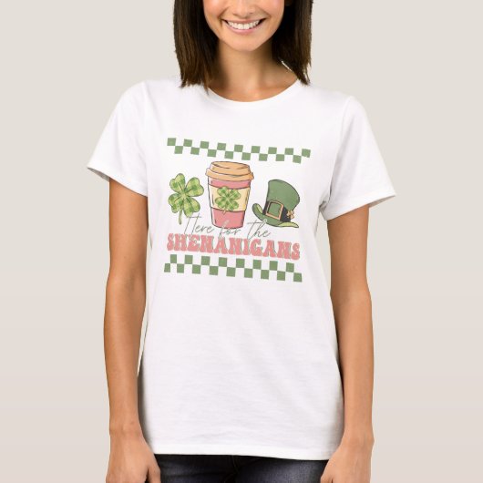 Hier voor de Shenanigans - klaverkoffie T-shirt (Voorkant)