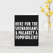 Hier voor de Shenanigans Malarkey en Tomfoolery S Kaart (Gele Bloem)