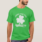 Hier voor de Shenanigans St Patricks Day Shamrock T-shirt (Voorkant)