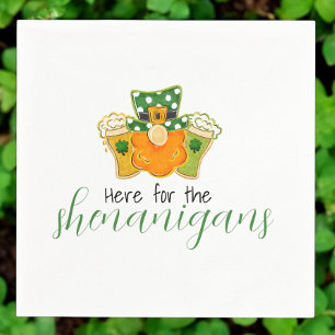 Hier voor de Shenanigans St. Patrick's kabouter  Servet