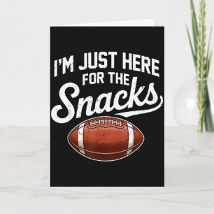 Hier voor de snacks american football grappige vro kaart