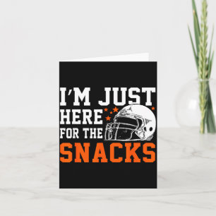 Hier voor de snacks american football grappige vro kaart