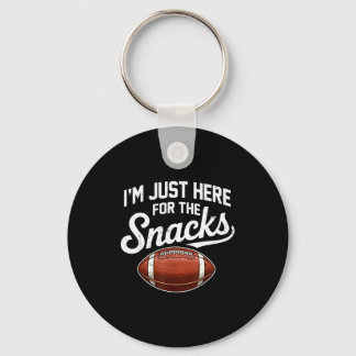 Hier voor de snacks amerikaans voetbal grappige vr sleutelhanger