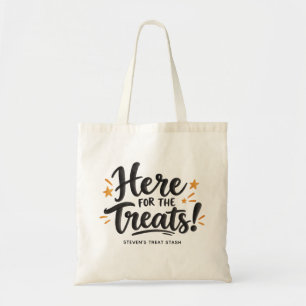Hier voor de snoepjes. Kinderen Halloween Trick or Tote Bag