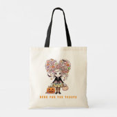 Hier Voor De Snoepjes Tote Bag (Achterkant)