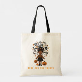 Hier Voor De Snoepjes Tote Bag (Achterkant)