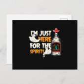 Hier voor de spirits Halloween Tequila Spooky Gif Briefkaart (Voorkant / Achterkant)