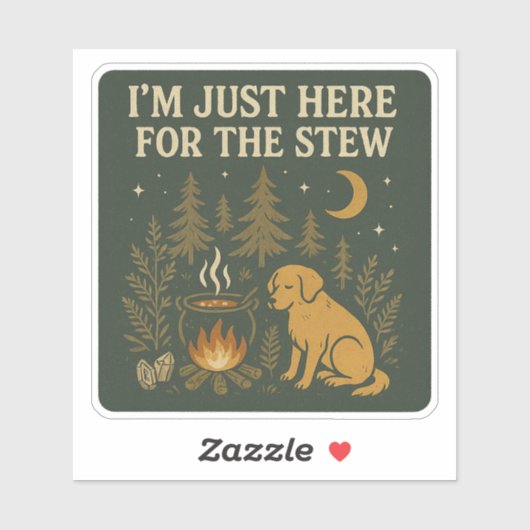 Hier voor de stoofpot sticker (Vel)