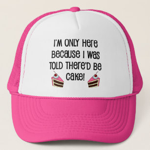 Hier voor de taart Grappige bal cap hoed Trucker Pet