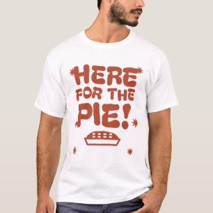 Hier voor de Taart Grappige Thanksgiving Handlette T-shirt