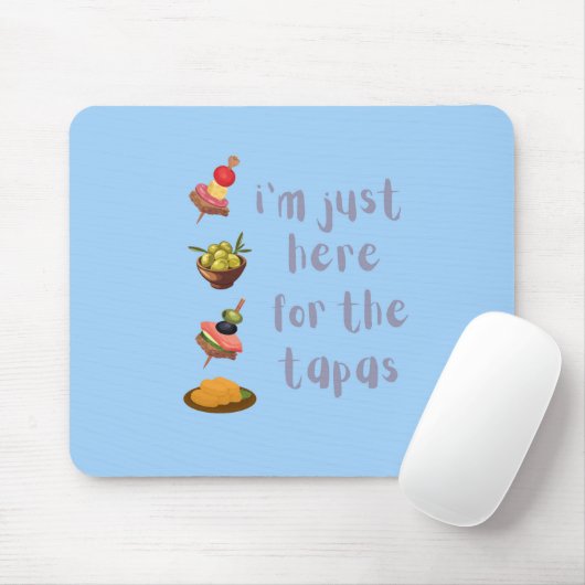 Hier voor de Tapas Muismat (Met muis)