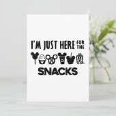 Hier voor de vakantie van de familie Snacks Kaart (Staand voorkant)