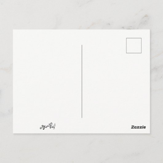 Hier voor de voedselvarkens briefkaart (Achterkant)