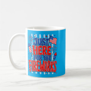 Hier voor de vuurwerk bijpassende koppel 4 juli koffiemok