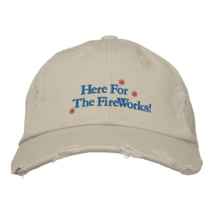 Hier voor de Vuurwerk Borduurwerk Honkbalpet Geborduurde Pet