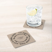 Hier voor een Good Time Bar of Man Cave Name Kartonnen Onderzetters (Insitu)