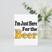 Hier voor het Bier Briefkaart (Staand voorkant)