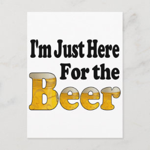Hier voor het Bier Briefkaart