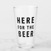 Hier voor het bier glas (Voorkant)