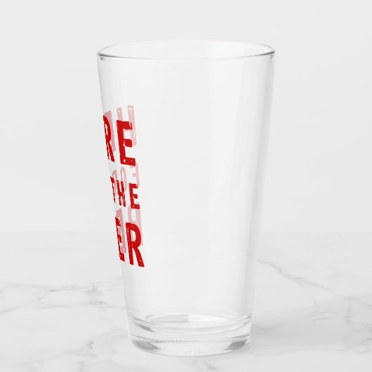 Hier voor het bier glas (Links)