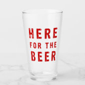 Hier voor het bier glas (Voorkant)