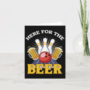 Hier voor het biertje Drink bowling Kaart