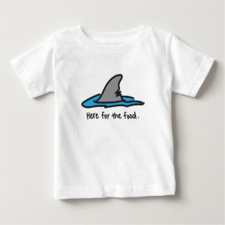 "Hier voor het eten" Shark T-shirt