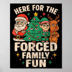 Hier voor het gedwongen gezinsplezier Sinterklaas  Poster