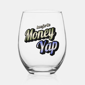 Hier voor het geld Yap Stemless Wine Glass Wijnglas Zonder Voet