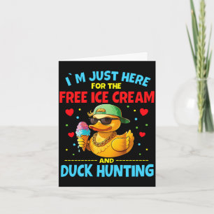 Hier voor het ijs en de jacht op eenden kaart