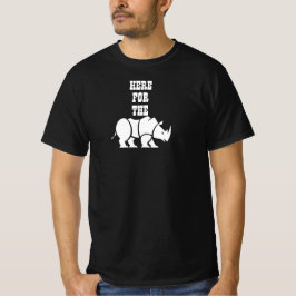 Hier voor het Rhino Emoji Customizable Festival T-shirt