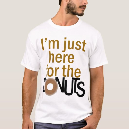 Hier voor het shirt DONUTS (Voorkant)