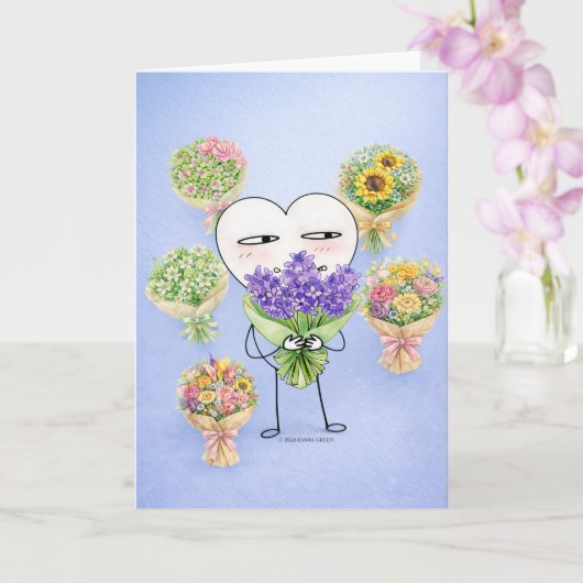 Hier voor Jou, Rustig Kaart (Orchidee)