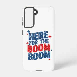Hier voor The Boom 4 juli Patriottisch  Samsung Galaxy Hoesje