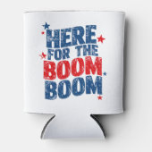 Hier voor The Boom 4th of July Patriottisch Blikjeskoeler (Voorkant)