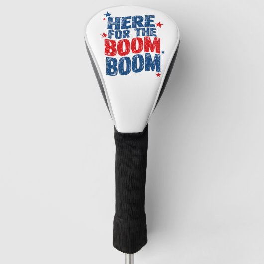 Hier voor The Boom 4th of July Patriottisch Golfheadcover (Voorkant)