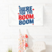 Hier voor The Boom 4th of July Patriottisch Spandoek (Insitu)