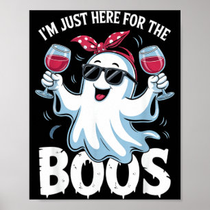 Hier voor The Boos Cute Geest Grappig Halloween Vr Poster