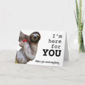 Hier voor u in reden van sympathie kaart (Voorkant)