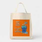 Hier wat water - grappig tote bag (Voorkant)