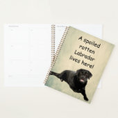 Hier woont een geroomde labrador planner (Display)