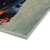 Hier woont een gesteggel, Rotten Doberman Pinscher Snijplank (Hoek)