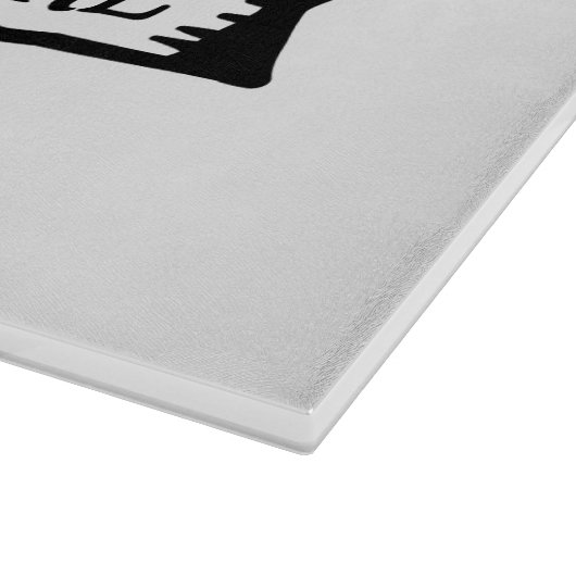 Hier worden maaltijden en herinneringen gemaakt snijplank (Hoek)