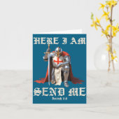 Hier Zend Ik Tempeliers Illustratie Kaart (Gele Bloem)