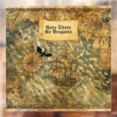 Hier zie je de  kaart van Dragons Raamsticker (Vel 2)