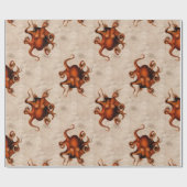 Hier zie je de Monsters Cadeaupapier (Vlak)