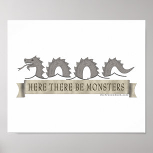 Hier zie je de Monsters Poster