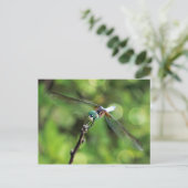Hier zie je je Dragonfly Briefkaart (Staand voorkant)