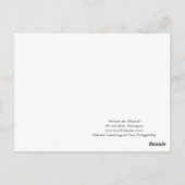 Hier zie je je Dragonfly Briefkaart (Achterkant)