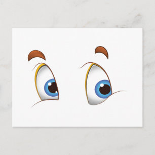 Hier zie je je Kind blauwe ogen Briefkaart